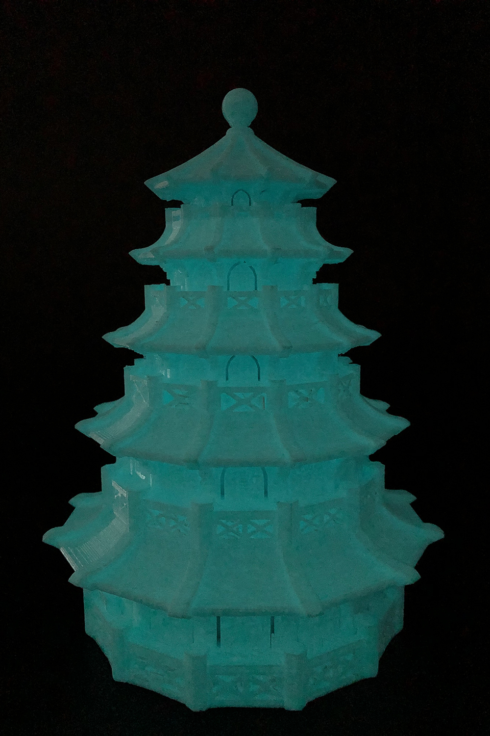 Luminous Blue Print model
