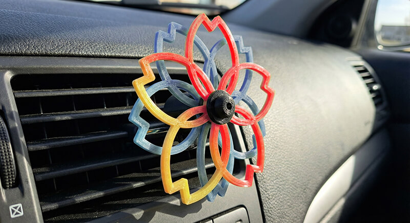 PETG光变打印模型2