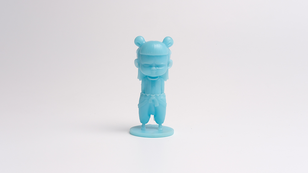 Standard Resin_Print model sky blue